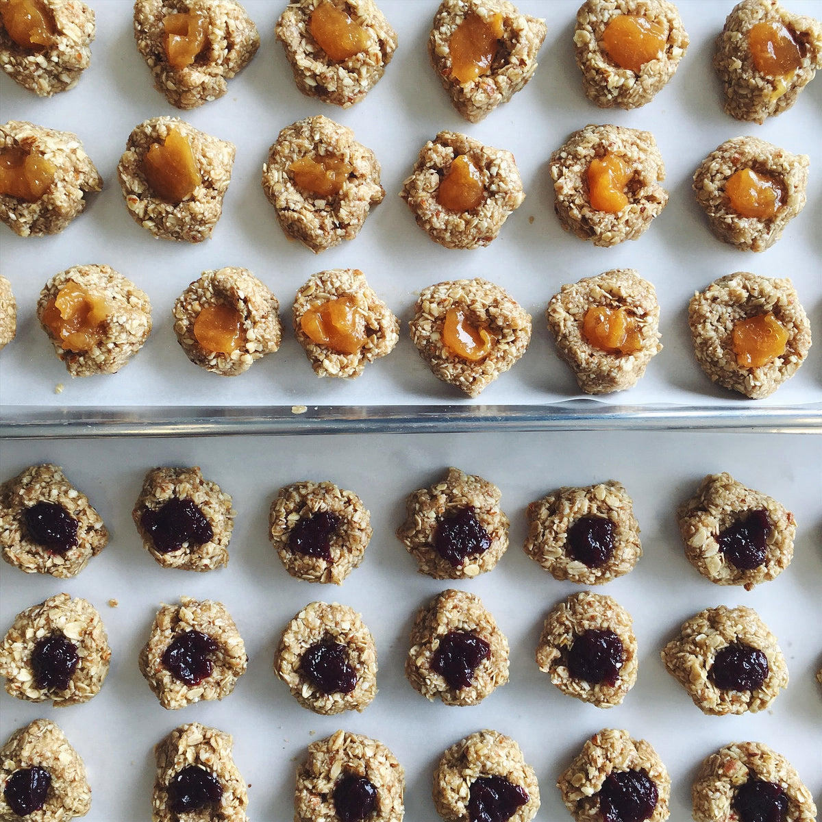 Vegan Thumbprint ('Bird's nest') Cookies – East Van Jam